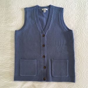 Tog Shop Petite  Blue Sweater Vest